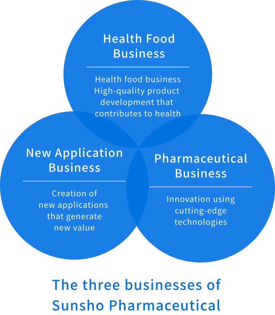 The three businesses of Sunsho Pharmaceutical