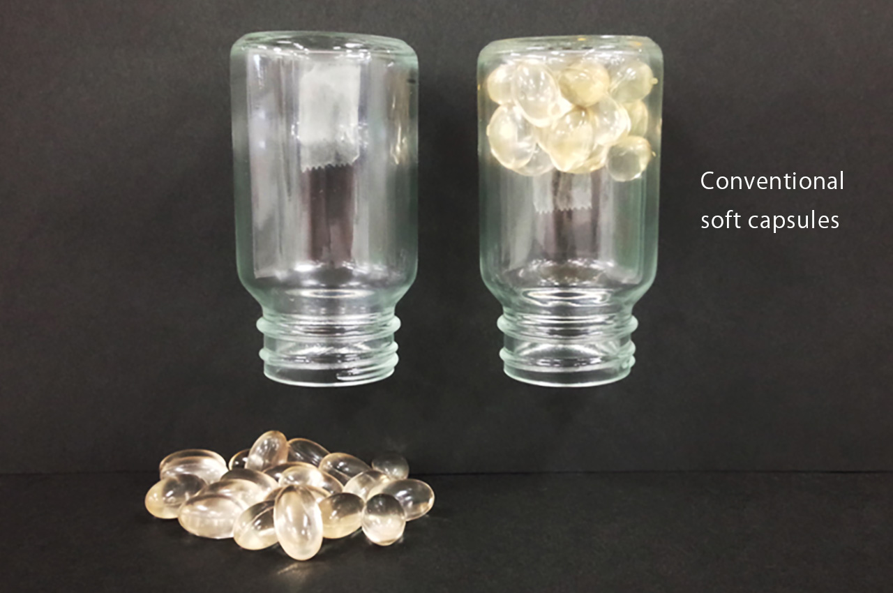 Conventional soft capsules