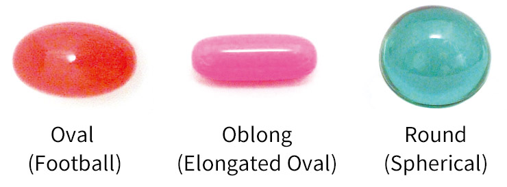Softgel Capsule Shapes