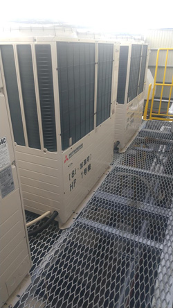 久沢工場に導入したエコキュート