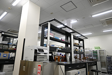南陵工場に新たに開設した試験室